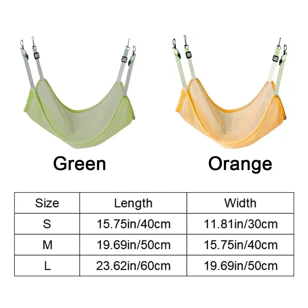 Breathable Cat Hanging Hammock with Adjustable Straps
