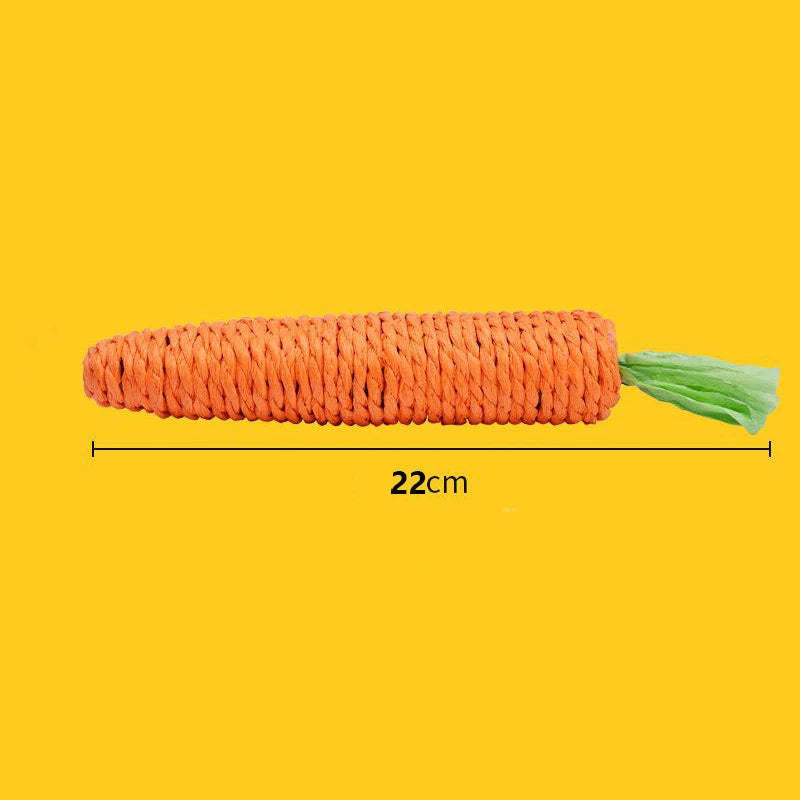 Carrot Teething learning Aid Cat toys with sounds