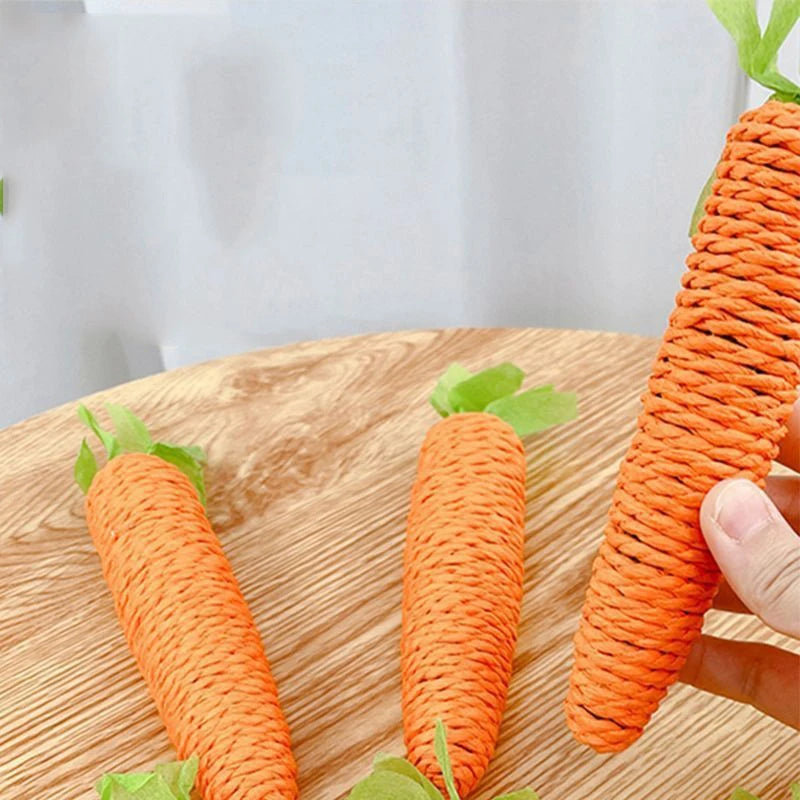 Carrot Teething learning Aid Cat toys with sounds