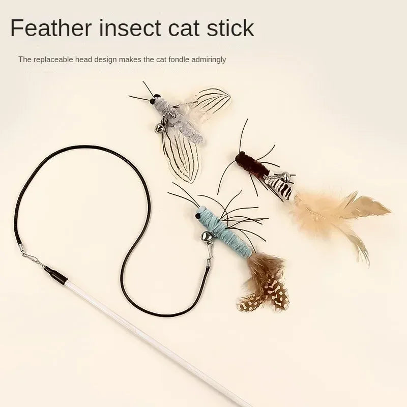 Fun insect Teasing interactive Cat Stick
