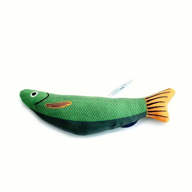 Interactive Plush Simulation Fish Cat Toy