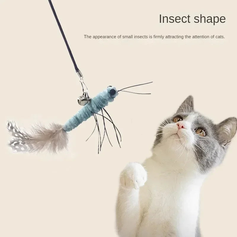 Fun insect Teasing interactive Cat Stick