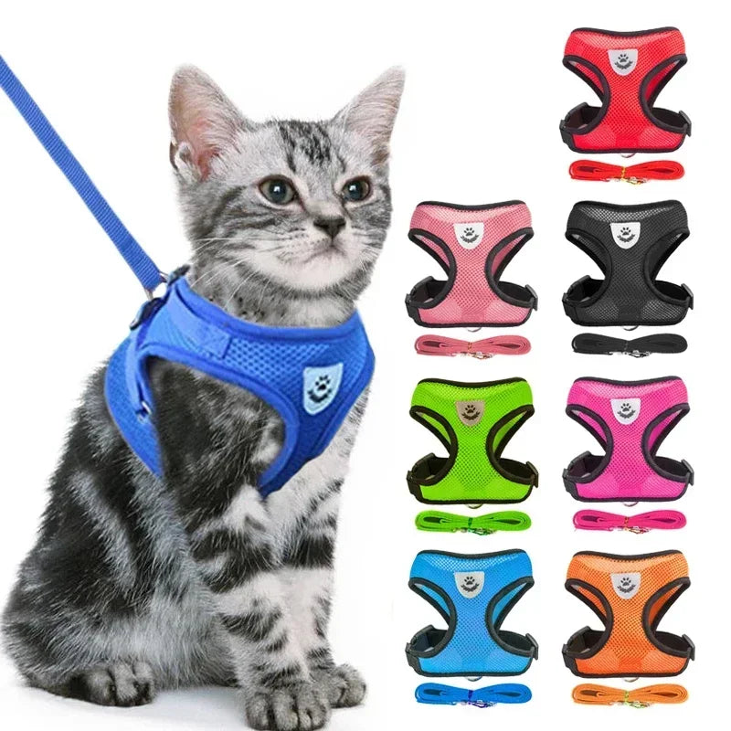Fashionable Cat Harness Vest