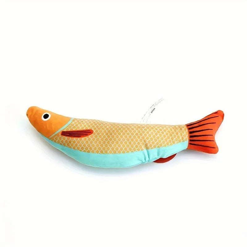 Interactive Plush Simulation Fish Cat Toy