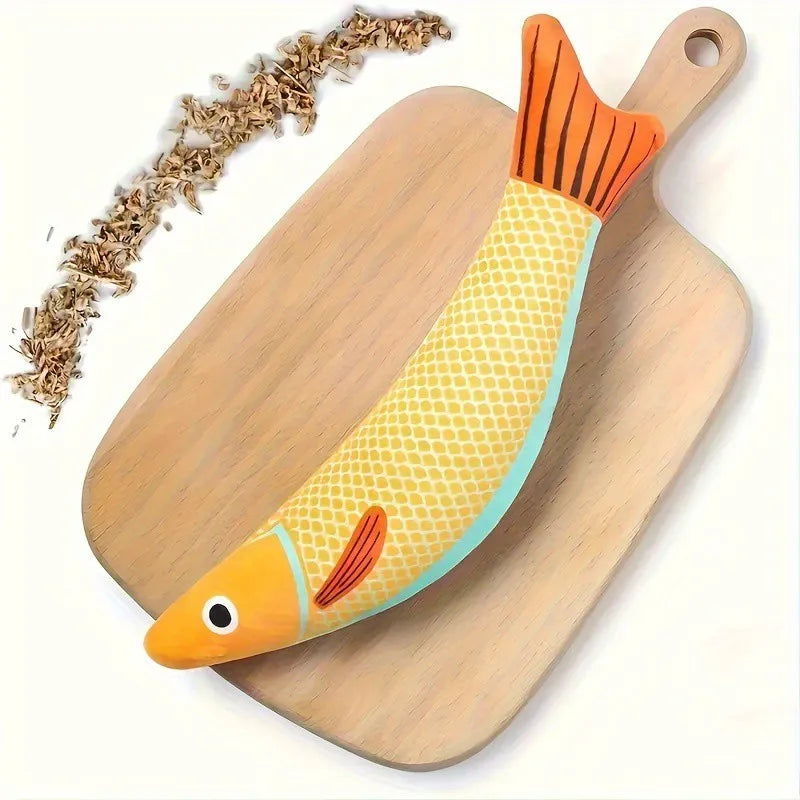 Interactive Plush Simulation Fish Cat Toy