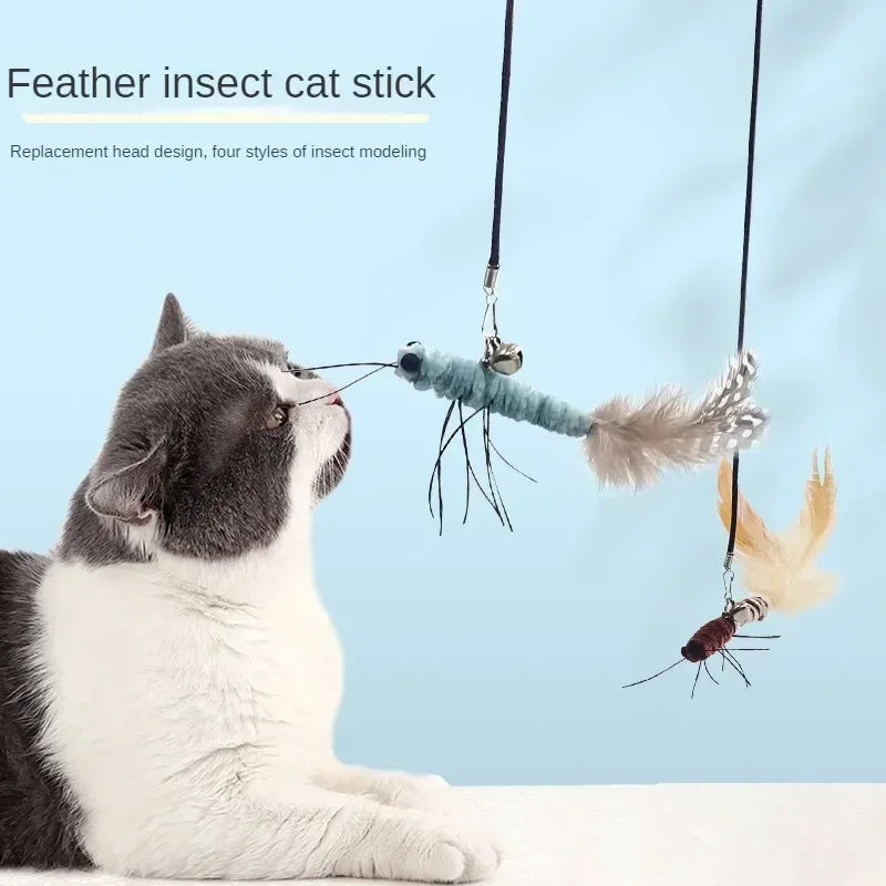 Fun insect Teasing interactive Cat Stick