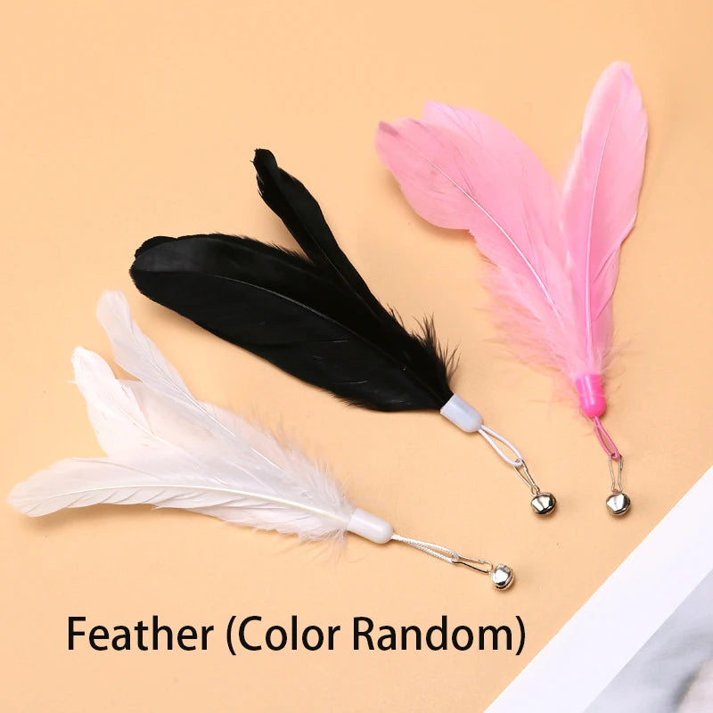 Interactive Cat Toy - Handsfree Playing Teaser Wand - with suction mount